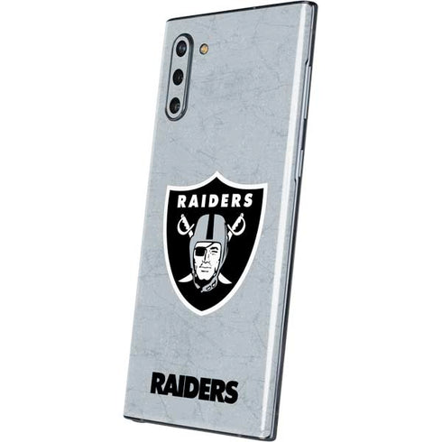 NFL Las Vegas Raiders - Alternate Distressed Galaxy Note 10 Skin